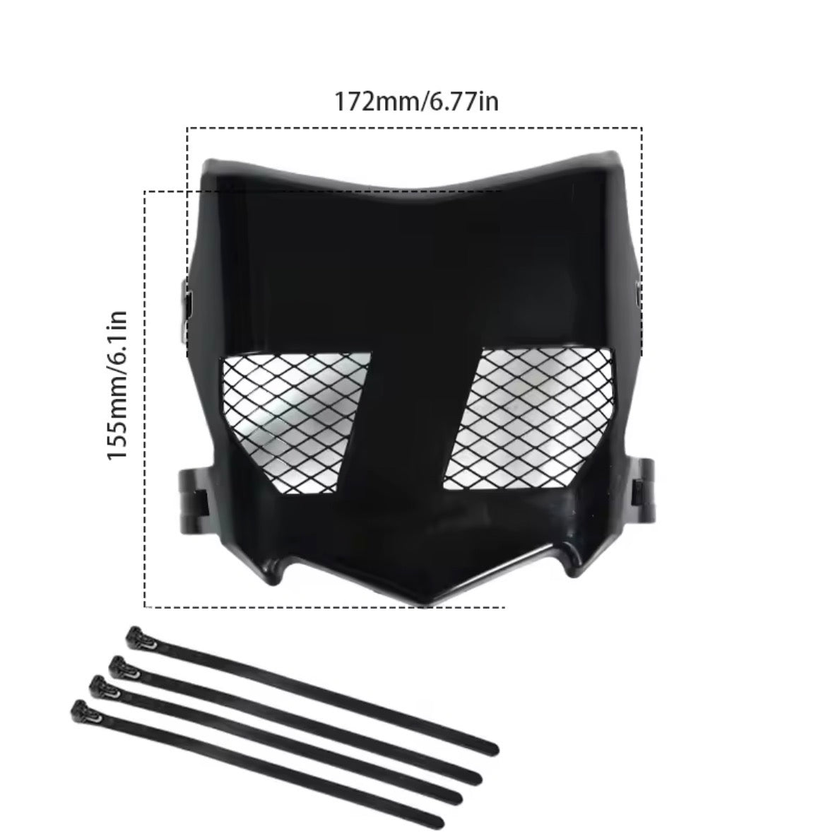 Vented Glossy MotoCutz Plate