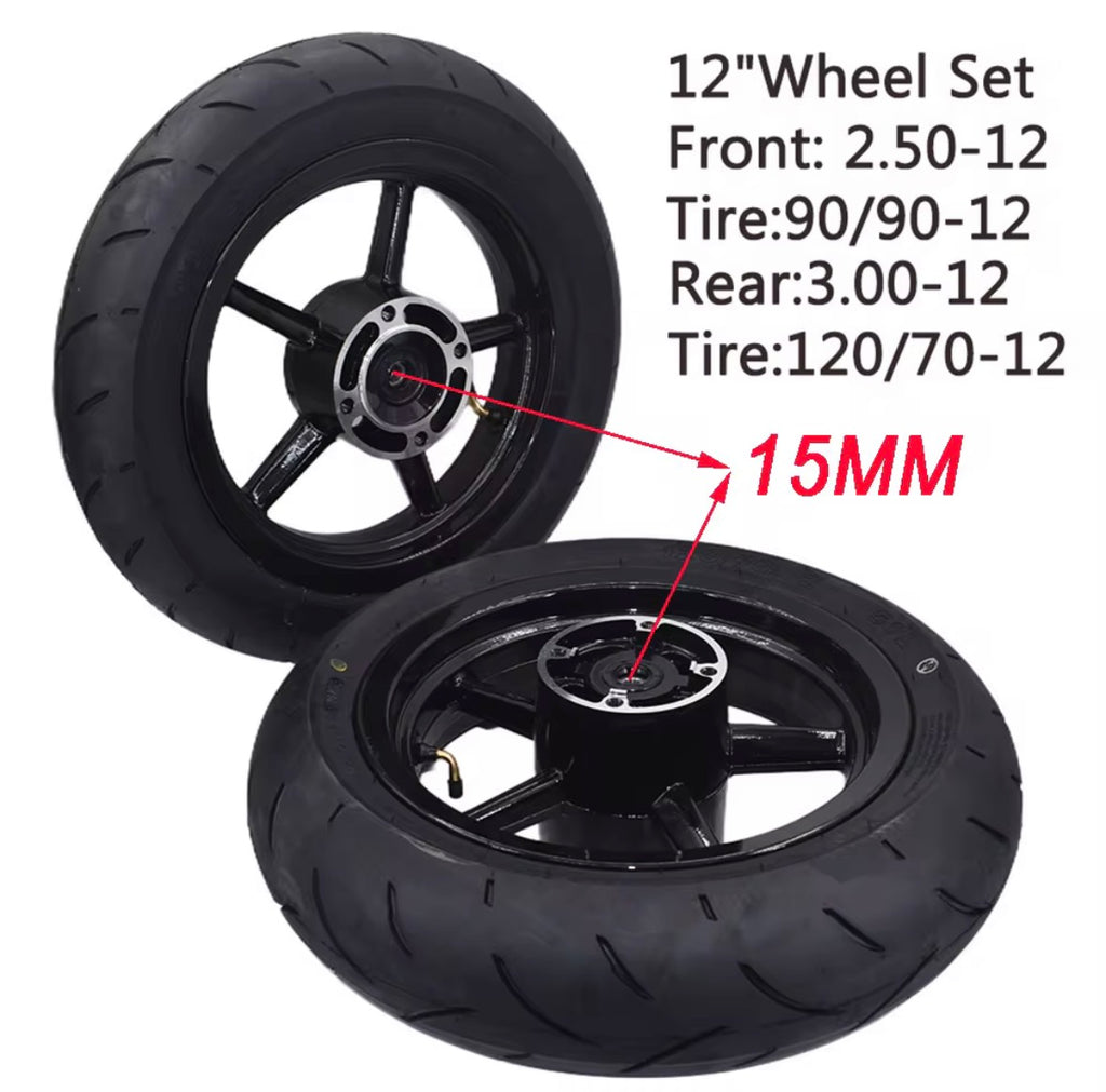 Kenda Kurve 12” Super Moto Wheel Set