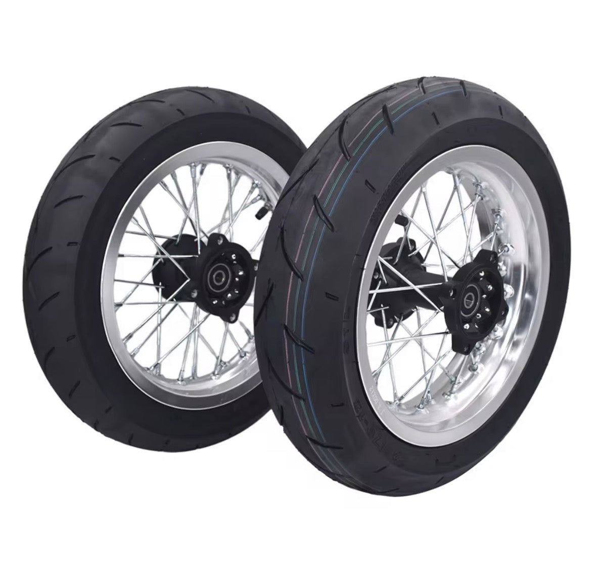 12” Kenda Kurve Supermoto wheel set