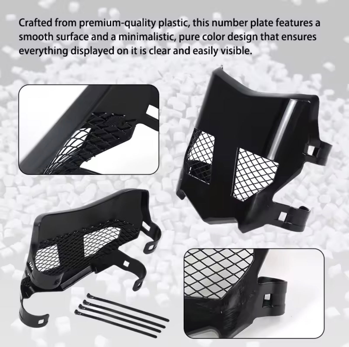 Vented Glossy MotoCutz Plate