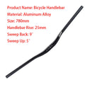 E-bike handle bars, 780mm handle