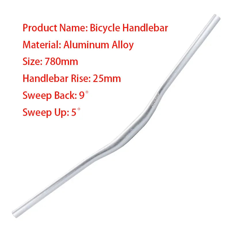 E-bike handle bars, 780mm handle