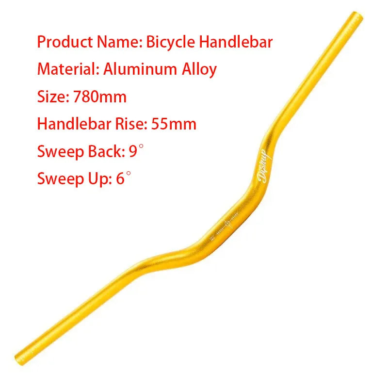 E-bike handle bars, 780mm handle