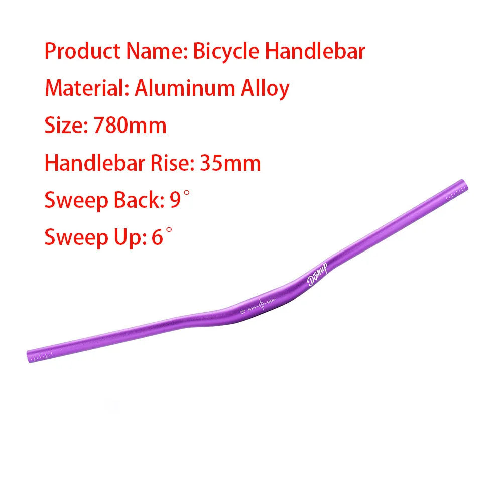 E-bike handle bars, 780mm handle